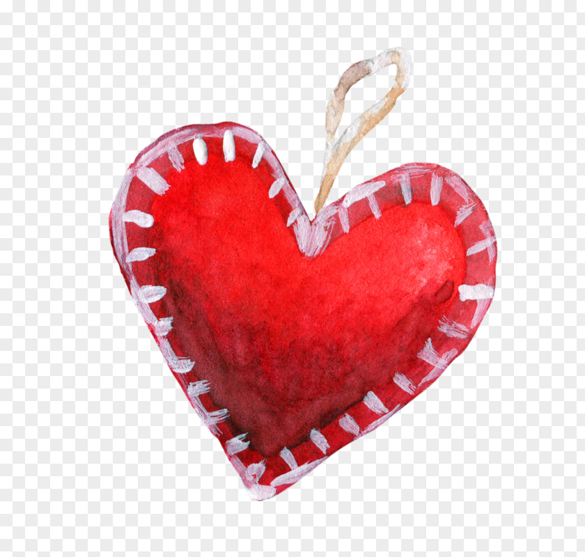 Heart Watercolor Painting PNG