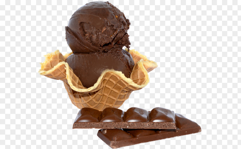 Ice Cream Chocolate Cones Praline PNG