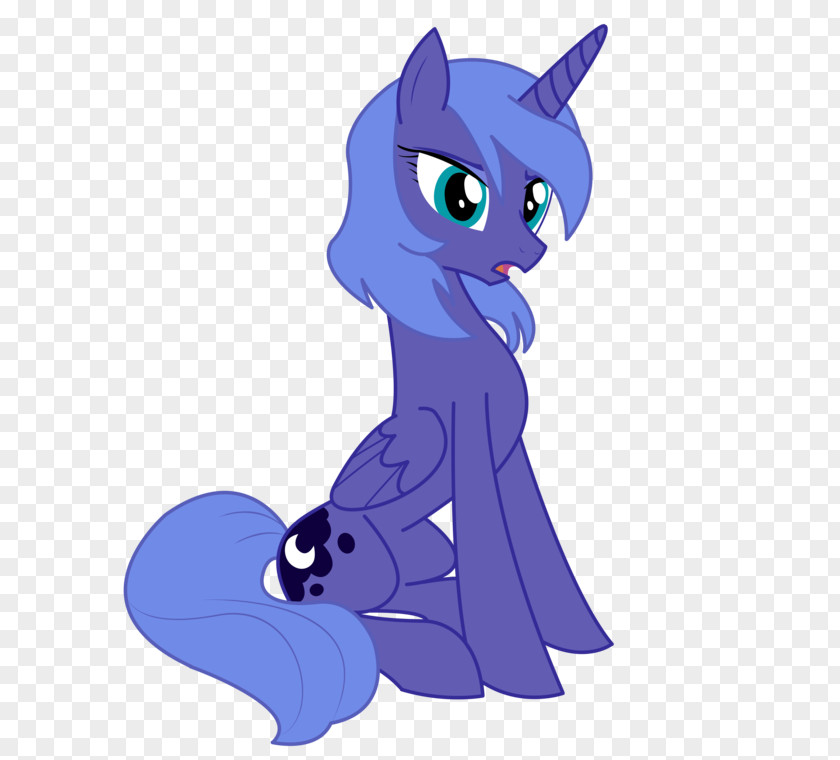 My Little Pony Princess Luna Baby Whiskers Cat Horse Illustration PNG