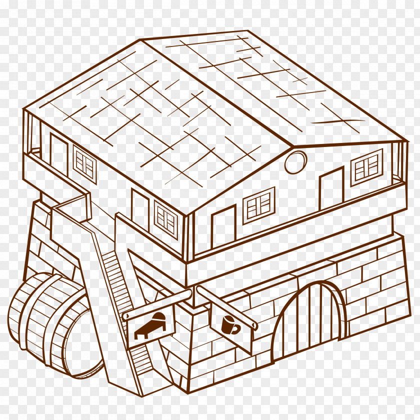 Village Clipart Inn Clip Art PNG