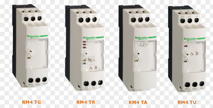 Absence Protective Relay Schneider Electric Electronic Component Three-phase Power PNG