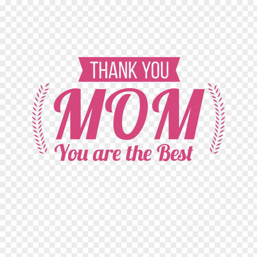 Mother's Day WordArt Logo Art PNG