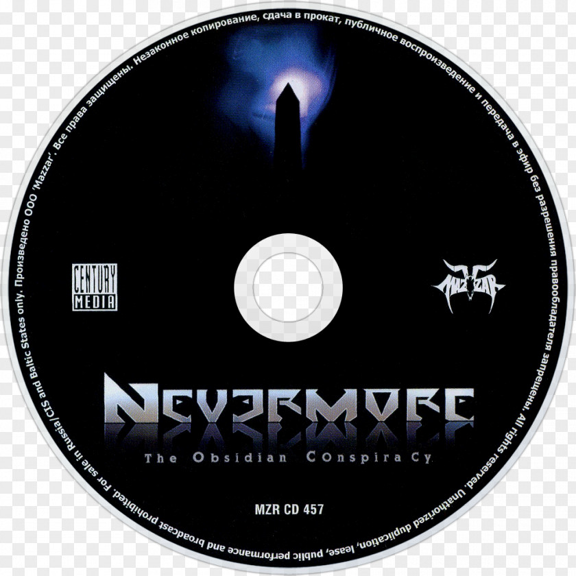 Nevermore Compact Disc The Obsidian Conspiracy DVD Artist PNG