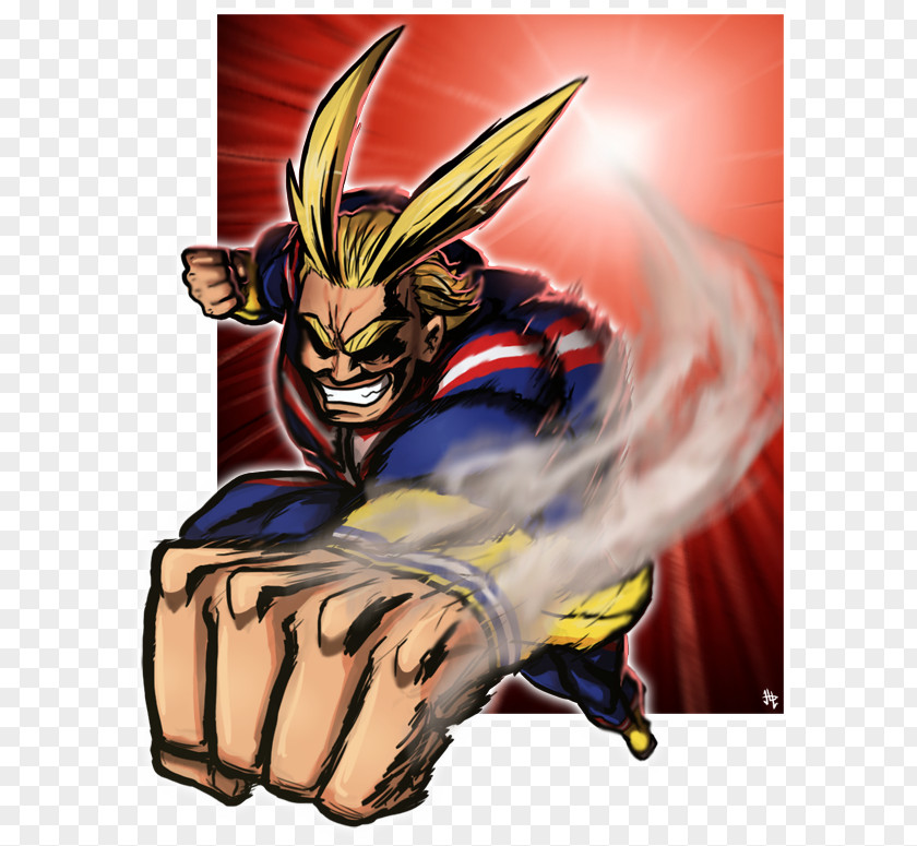 New Thought My Hero Academia Superhero Art All Might PNG
