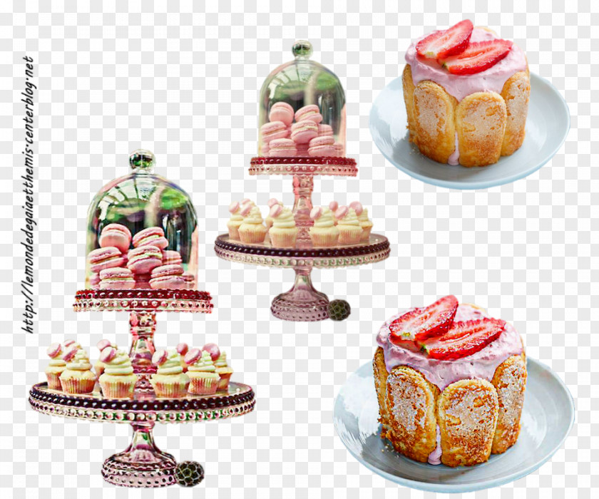 Tube Petit Four Torte Cake Food Baking PNG
