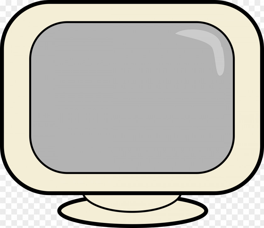 Vintage Computer Laptop Monitors Cartoon Clip Art PNG