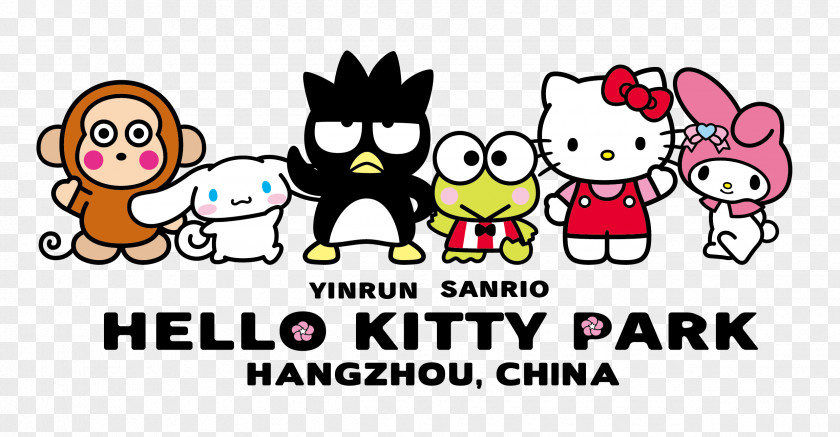 Adresse Cartoon Hello Kitty Park Sanrio Puroland Hangzhou PNG