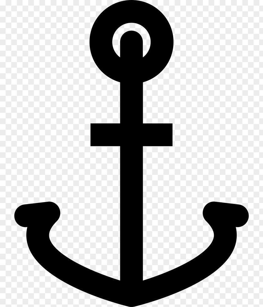 Anchor Black And White Clip Art PNG