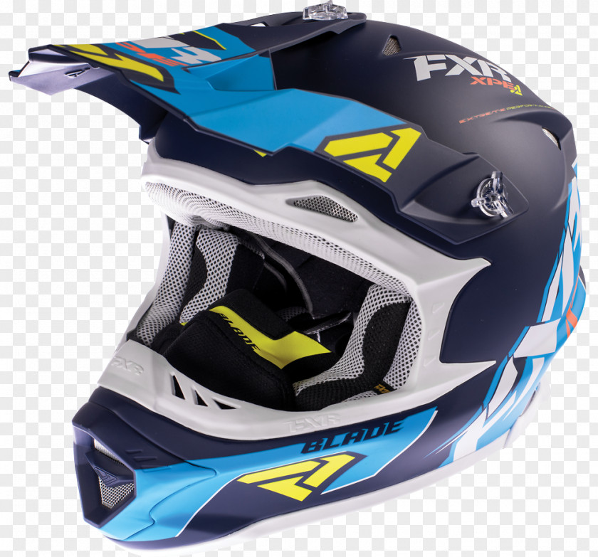 Bicycle Helmets Motorcycle Lacrosse Helmet Ski & Snowboard Blue PNG