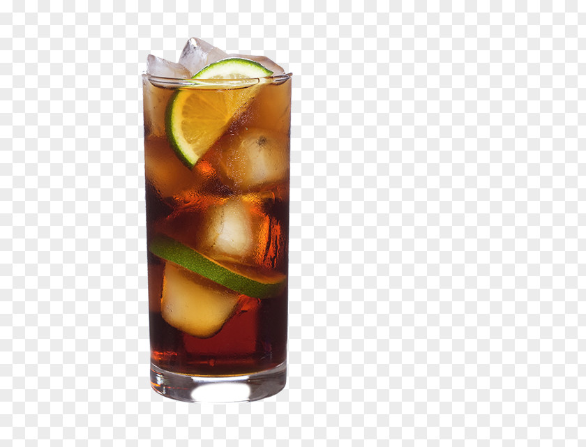 Cocktail Cola Juice Rum Carbonated Water PNG