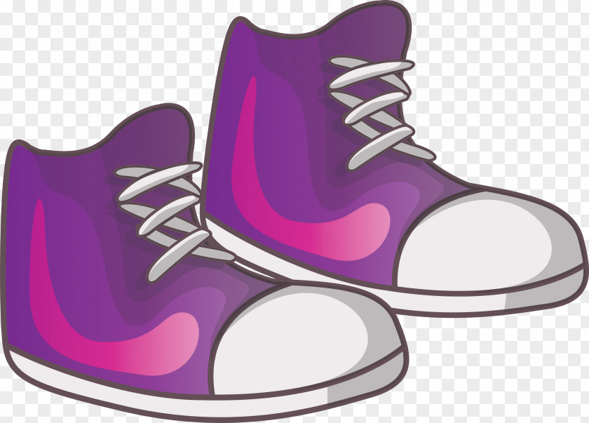 Shoe Walking Purple Cross-training PNG