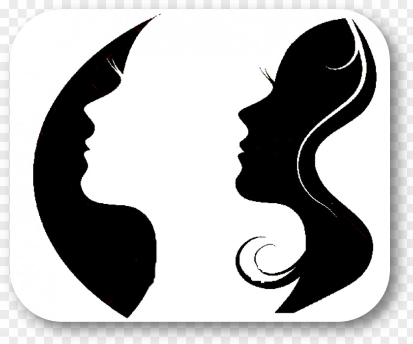 Silhouette Woman Graphic Design PNG