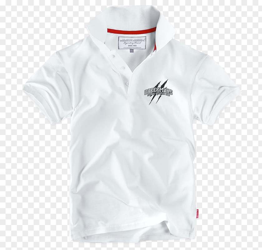 T-shirt White Dobermann Polo Shirt PNG