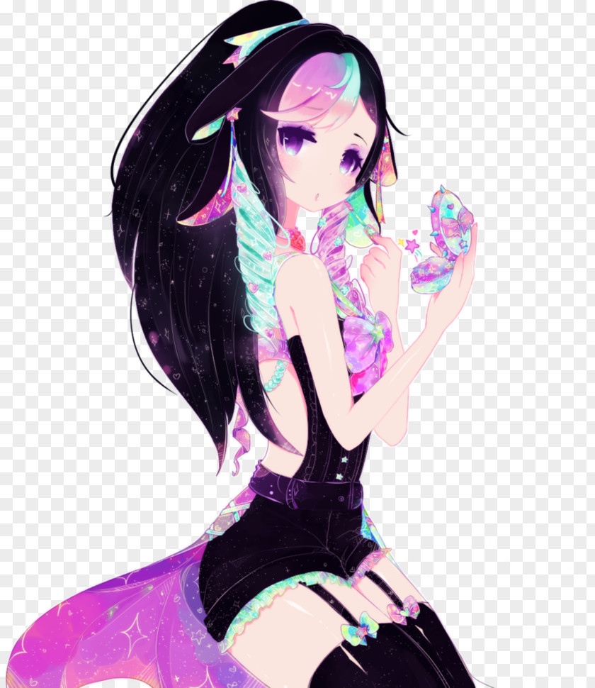 Vanity DeviantArt Drawing Black Hair PNG