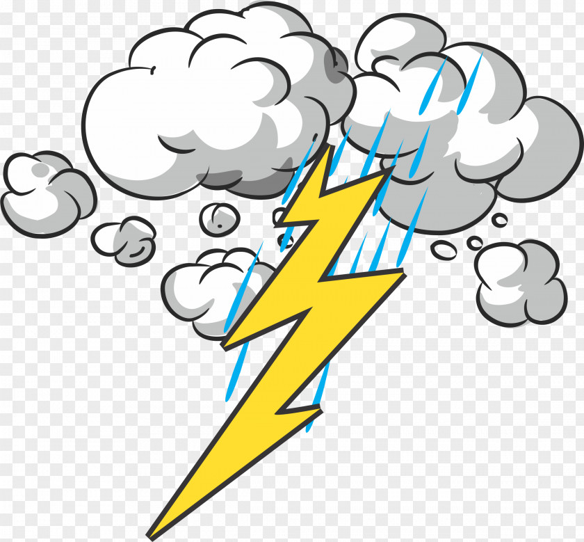 Lightning Storm Thunder Clip Art PNG