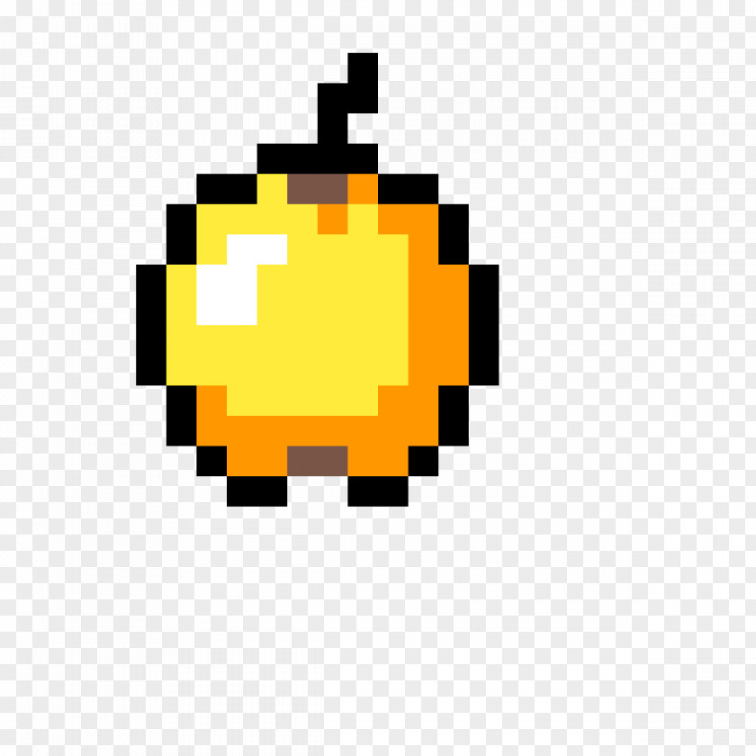 Minecraft Heart Transparent Golden Apple Pixel Art Item Video Games PNG