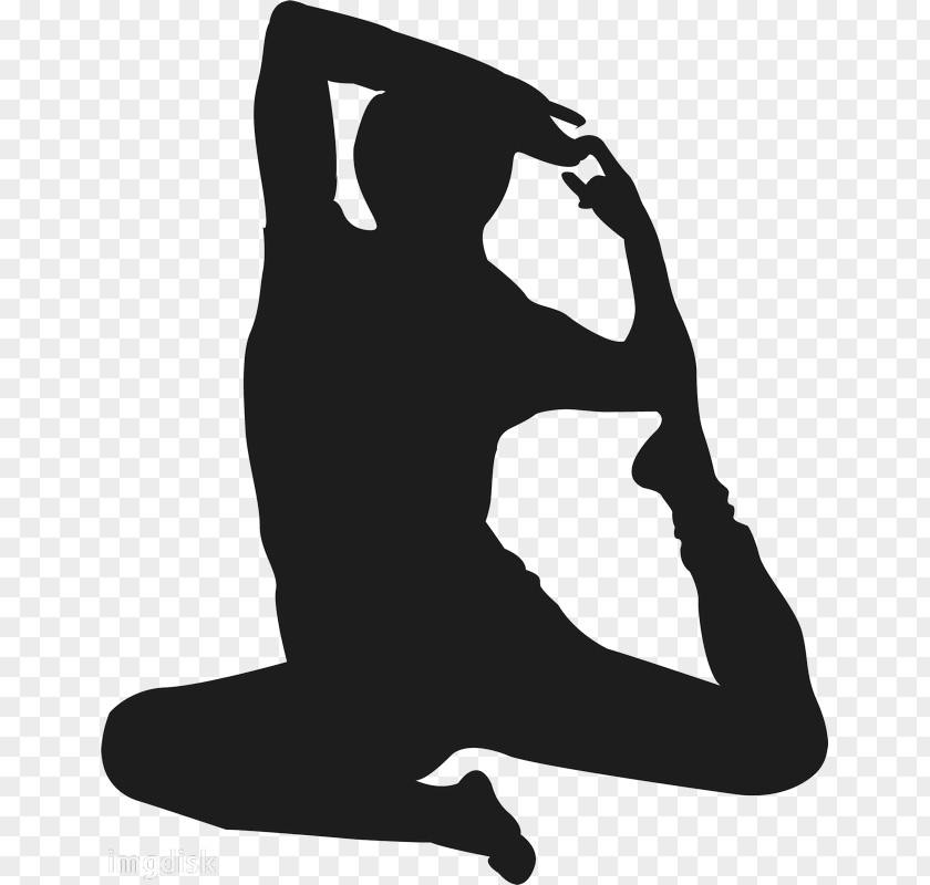Silhouette Exercise Clip Art PNG