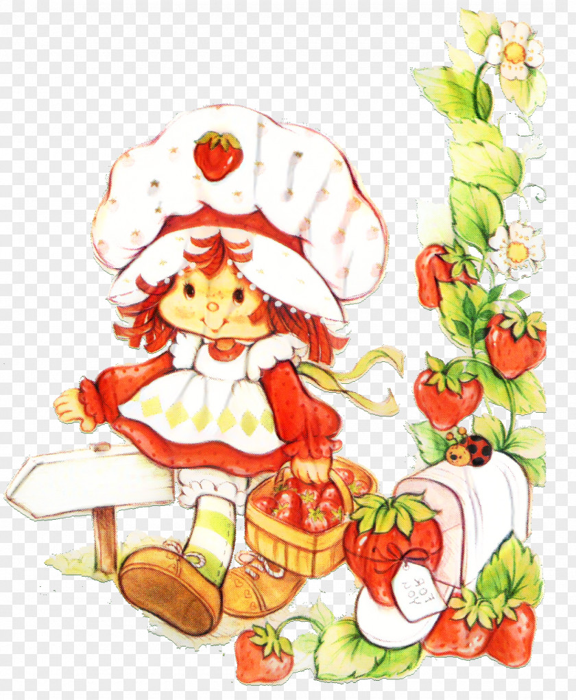 Strawberry Illustration Clip Art Christmas Ornament Character PNG