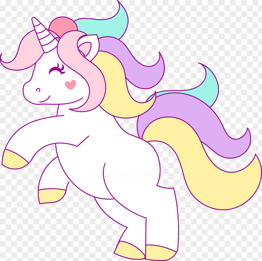 Unicorn Head Being PNG
