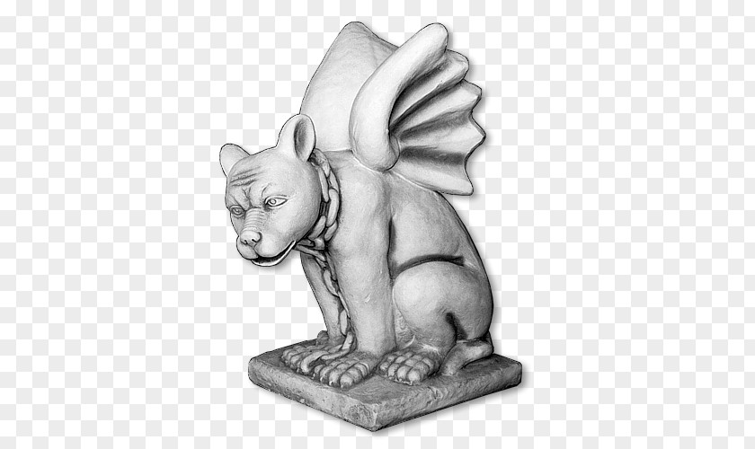 Dog Stone Carving Gargoyle Classical Sculpture Figurine Canidae PNG