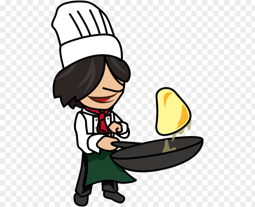 Frying Pan Omelette Chef Food Cook PNG