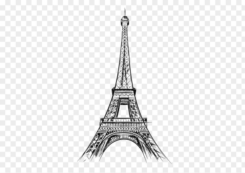 Observatoire Eiffel Tower Drawing Vector Graphics Sketch Illustration PNG