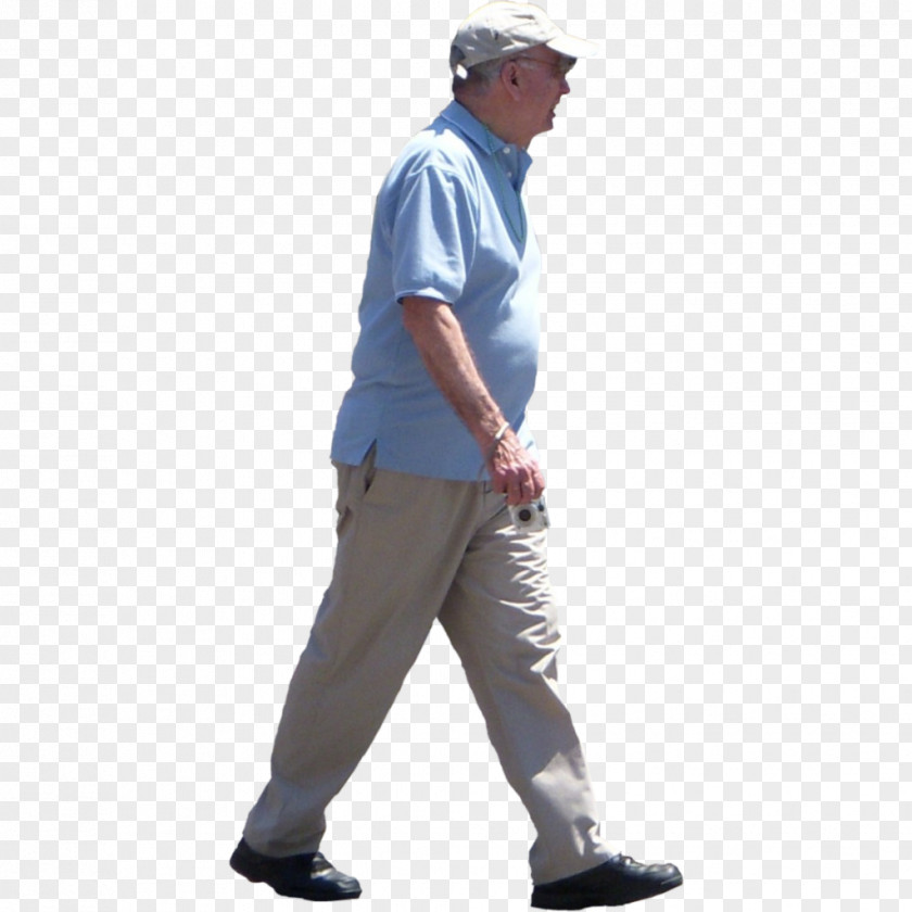 OLD MAN Walking Man Male PNG