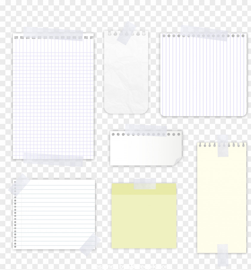 Notebook Paper White Pattern PNG