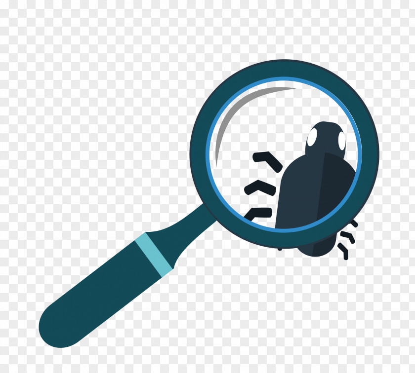Vector Magnifying Glass Insect Material Euclidean PNG
