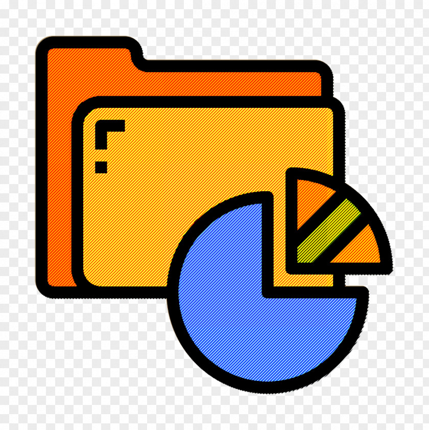 Analysis Icon Folder And Document Graph PNG