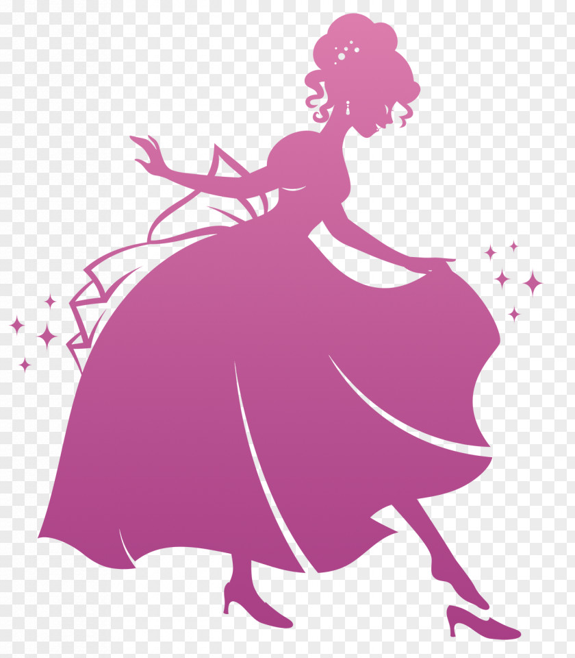 Cinderella Royalty-free Silhouette PNG