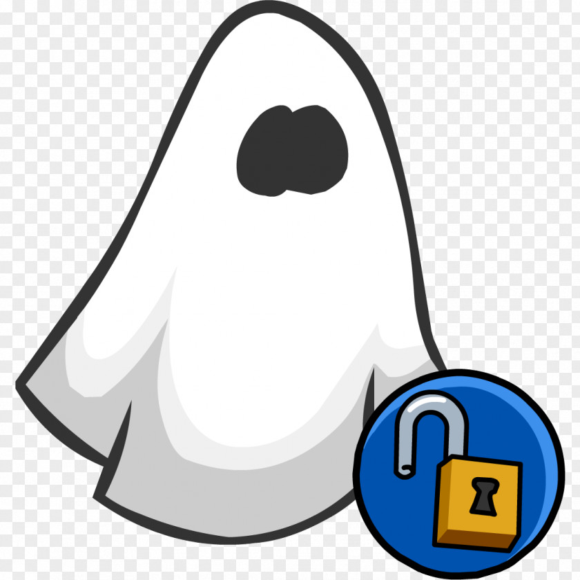 Ghost Club Penguin Island Costume Disguise PNG
