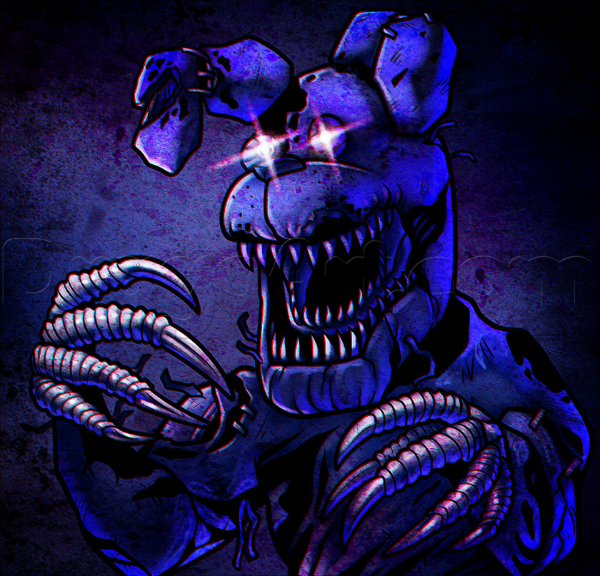 Nightmare Foxy Five Nights At Freddy's 2 3 4 Freddy's: Sister Location Drawing PNG