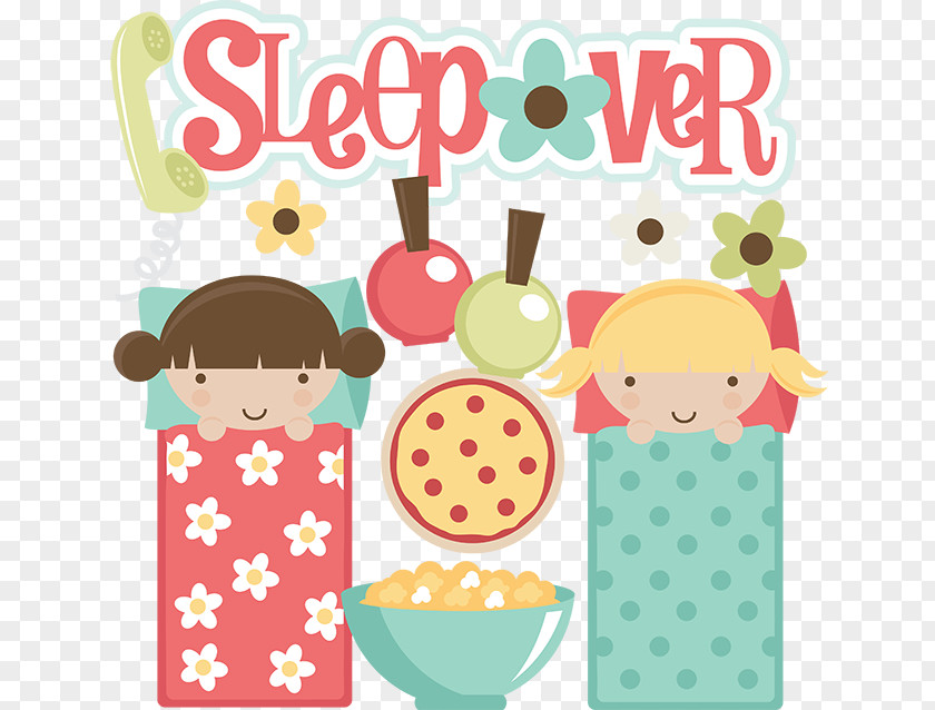 Sleepover Border Cliparts Party Clip Art PNG