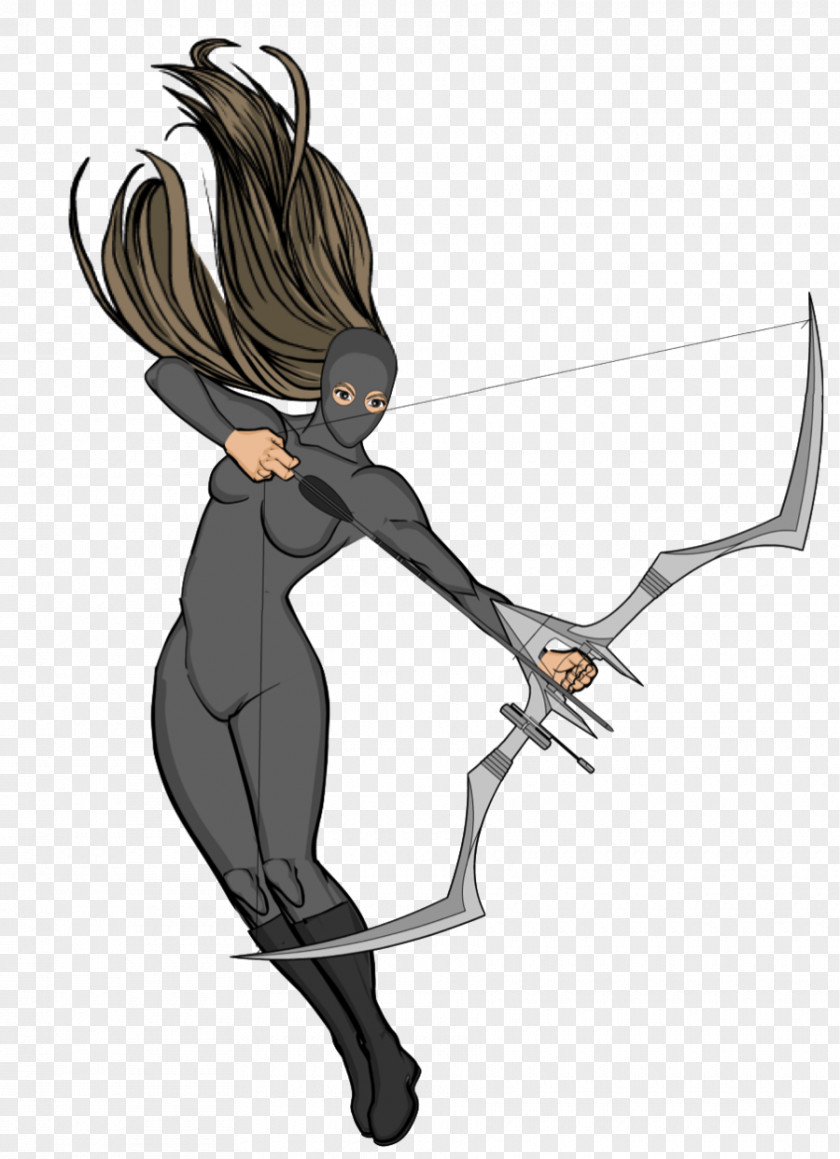 Cartoon Archer DeviantArt Markswoman Weapon PNG