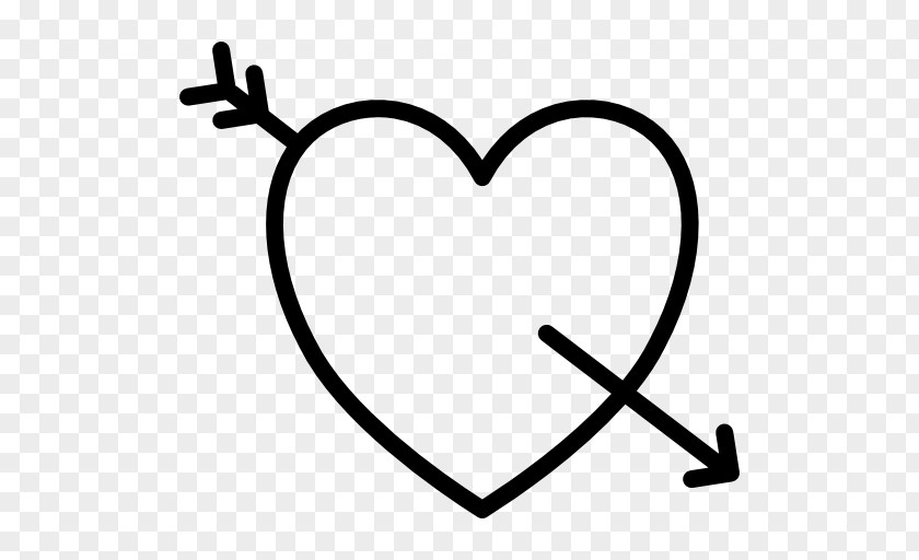 Cupid Heart Arrow Symbol PNG