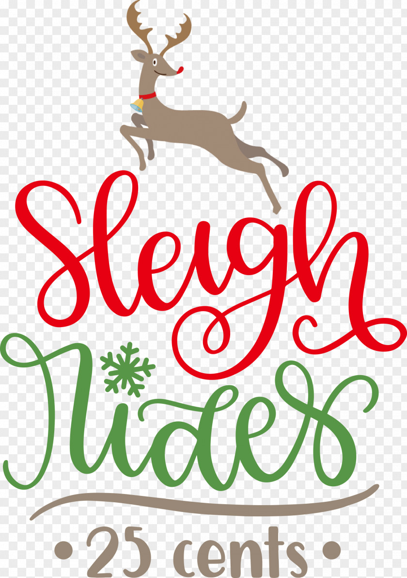 Sleigh Rides Deer Reindeer PNG