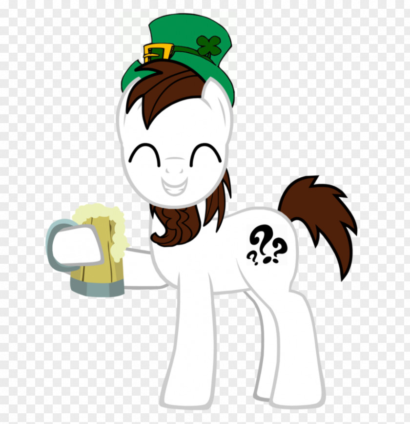 St. Patrick's Day Poster Pony Horse Cartoon PNG