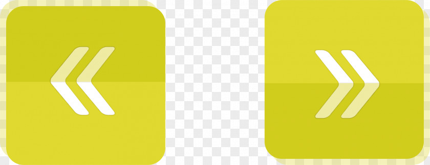 Yellow Arrow Button Download PNG