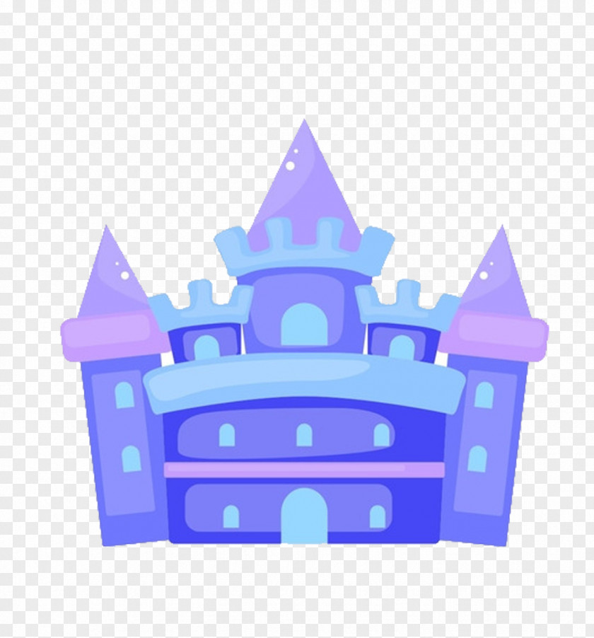 Blue Dream Castle Cartoons Cartoon PNG