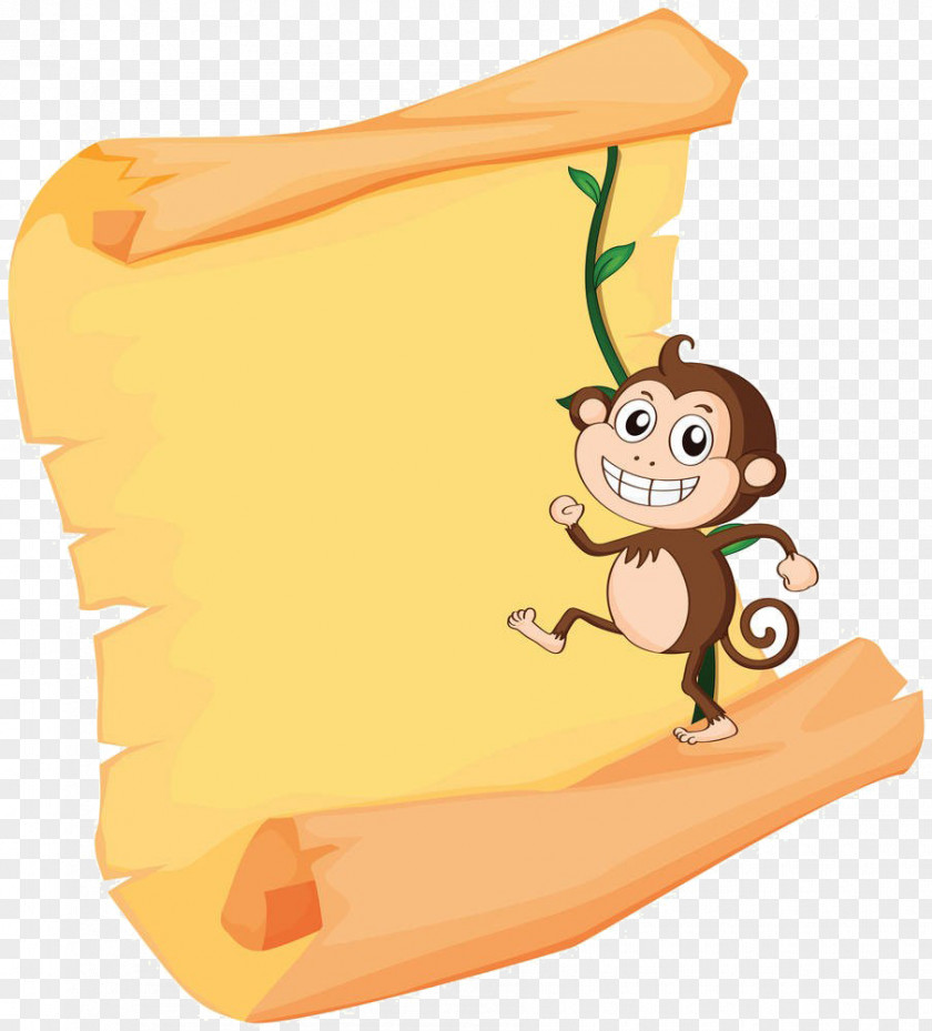 Cartoon Monkey Royalty-free Clip Art PNG