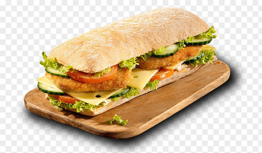 CHICKEN Baguette Bánh Mì Submarine Sandwich Fast Food Bocadillo PNG