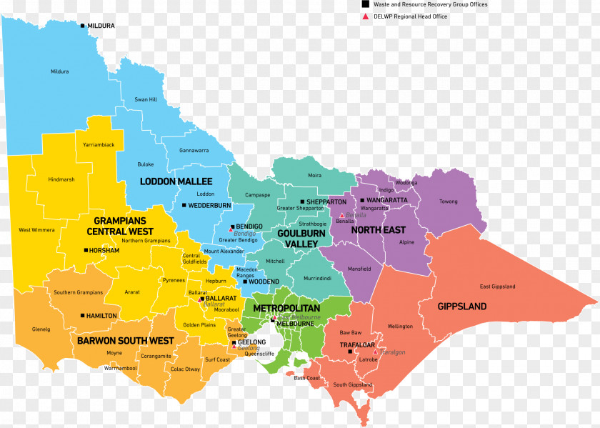 Docx Shire Of Indigo Mornington Peninsula City Greater Shepparton Map Region PNG