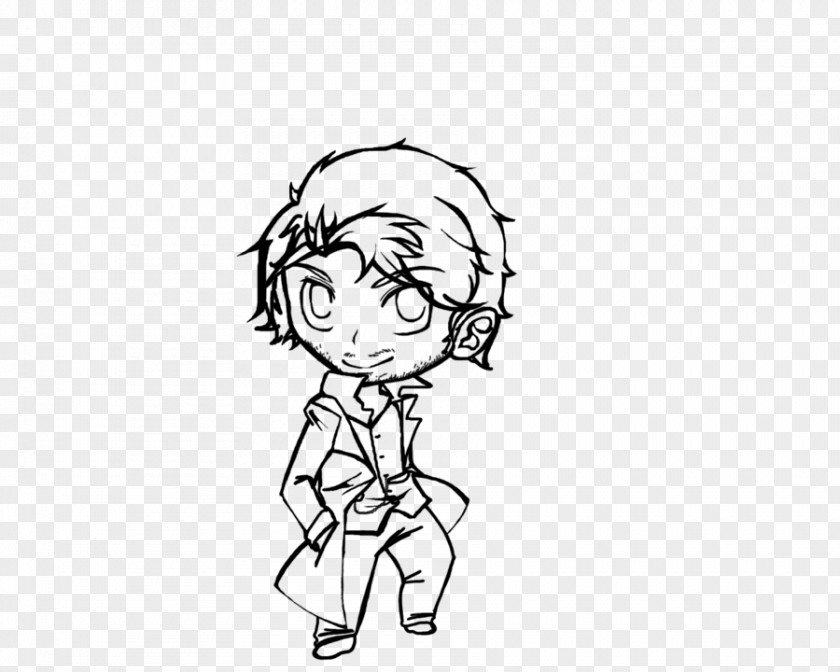 Sherlock Line Art Drawing Doctor Watson PNG