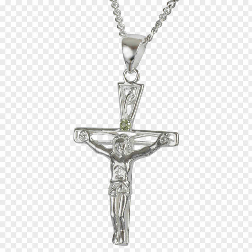 Silver Jewellery Crucifix Charms & Pendants Necklace Body PNG