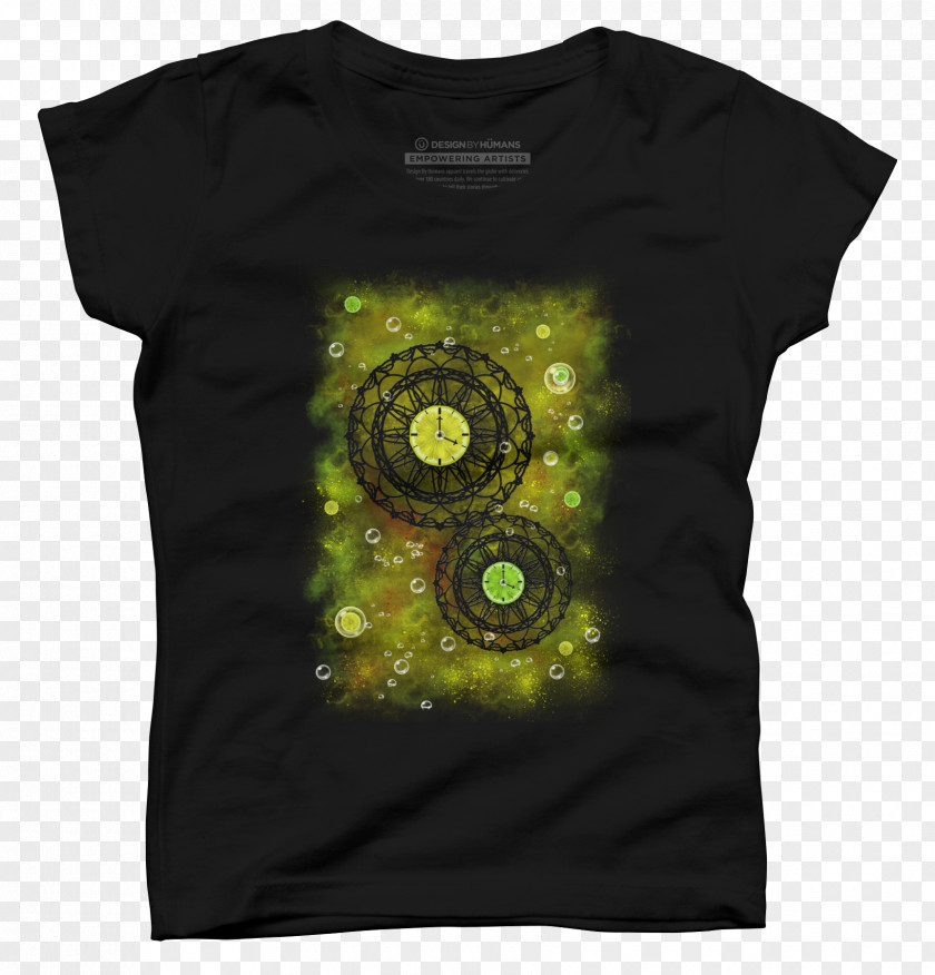 Creative T-shirt Design Sleeve Green Brand Font PNG