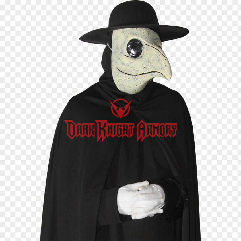 Mask Black Death Costume Plague Doctor Robe Middle Ages PNG