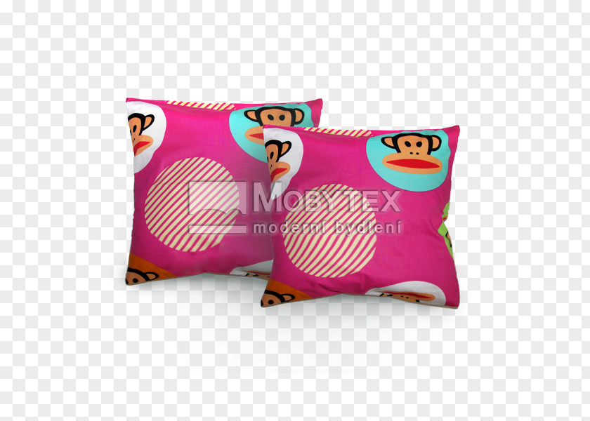 Paul Frank Cushion Throw Pillows Pink M PNG