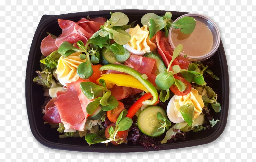 Salade Met Salad Pasta Vegetarian Cuisine Ham Italian PNG
