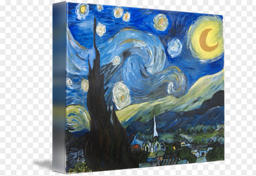Van Gogh Painting Acrylic Paint Modern Art PNG